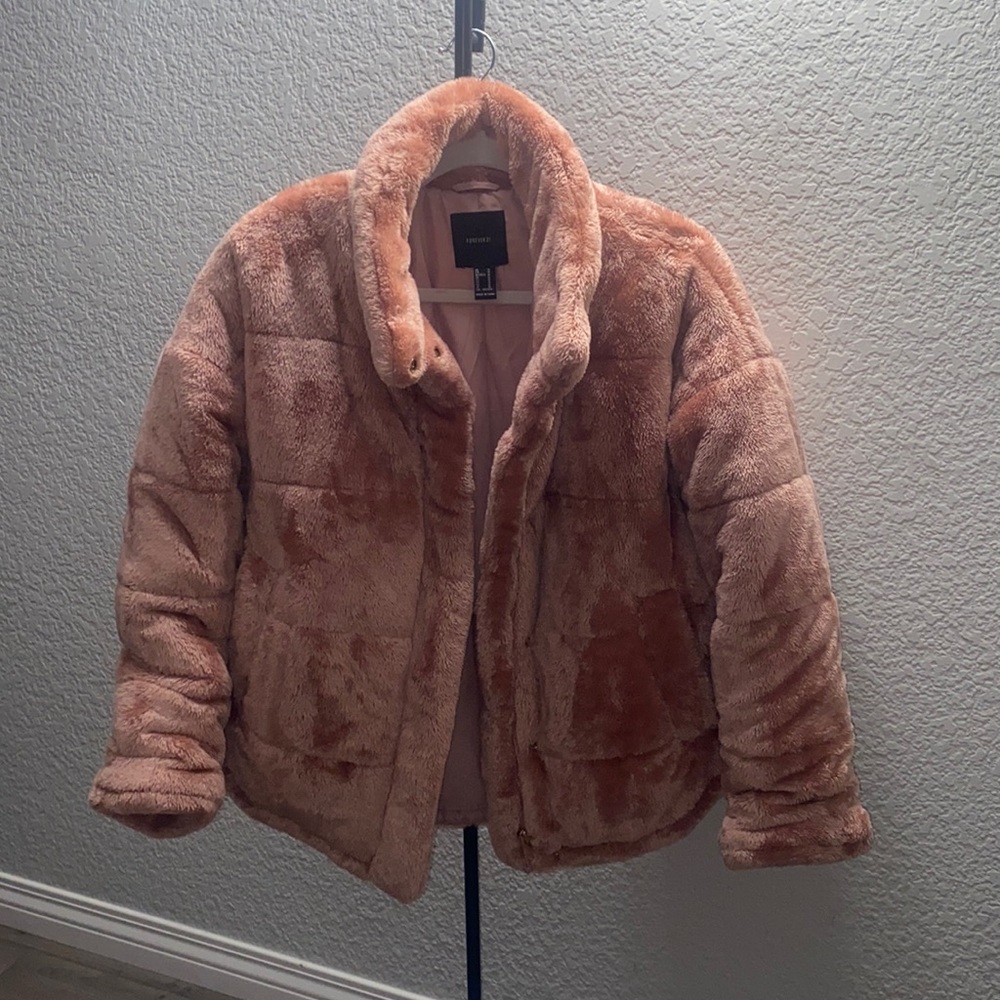 Pink Fluffy Jacket